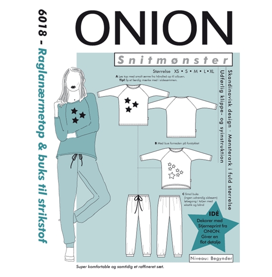 Onion 6018 Snitmønster